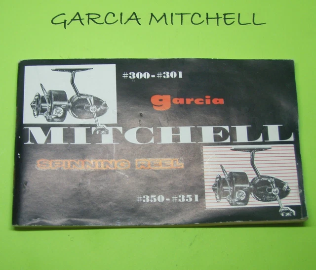 Moulinet de pêche filature vintage Garcia Mitchell 350