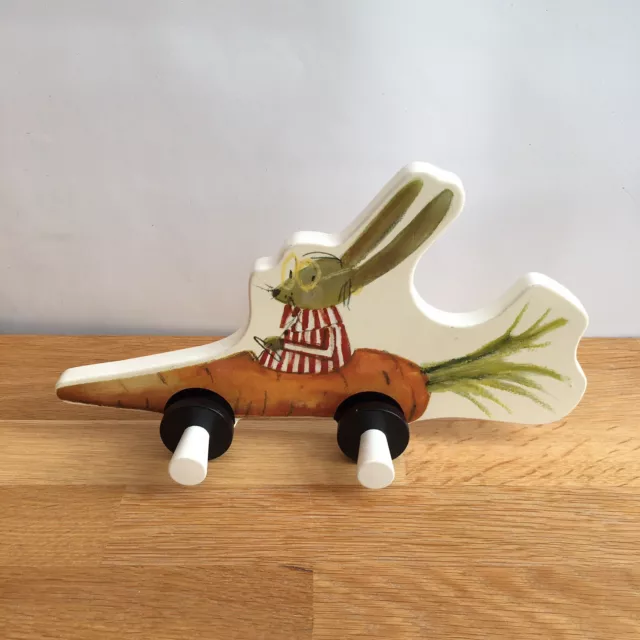 IKEA FABLER Rabbit Carrot Car Hanger Wooden Kids Room Clothing Wall Coat Hook 7.00 PicClick UK