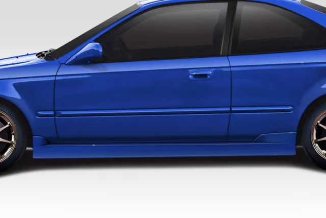 96-00 Honda Civic 2DR C Speed Duraflex Side Skirts Body Kit!!! 116057