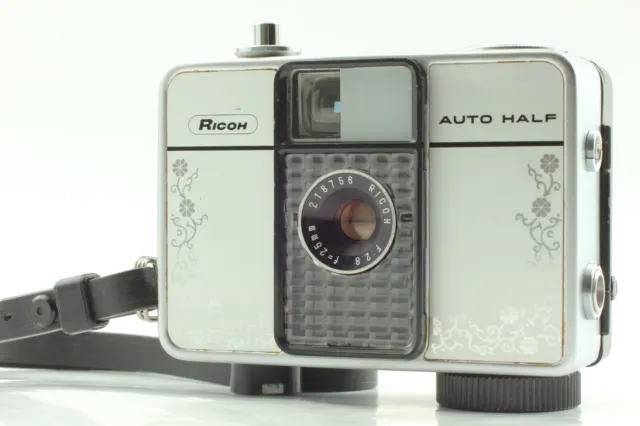 [ NEAR MINT ] flower Ricoh Auto Half Frame E film 35mm Girly Camera From Japan