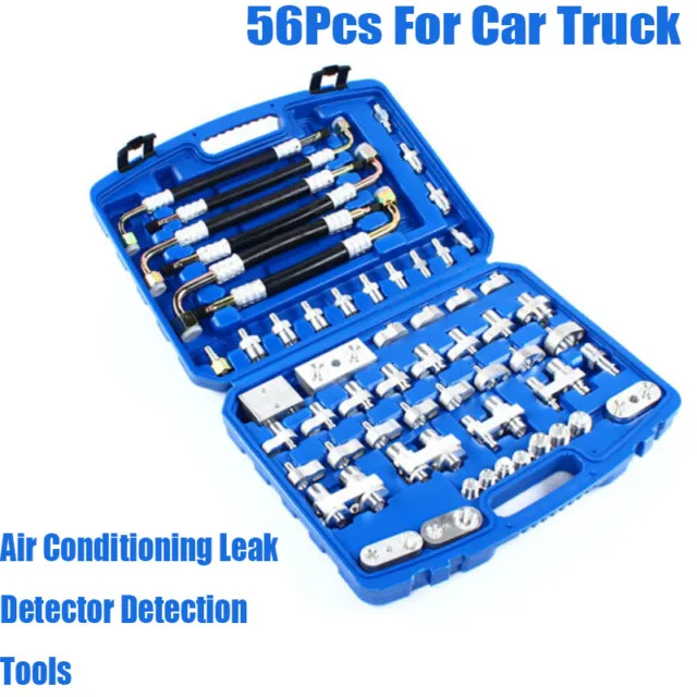 56pcs Air Conditioning Leak Test Kits Detector Detection Tools Auto Repair Tool
