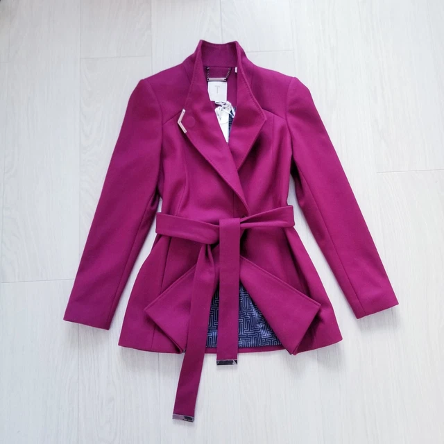 Ted baker drytaa belted short coat top