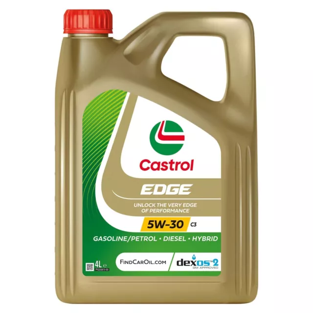 CASTROL EDGE C3 Motoröl 5W-30 Synthetisch Motorenöl 4 Liter DEXOS 2 MB 229.31 MB