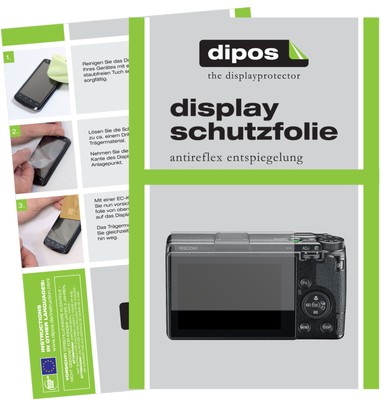 Dipos Film protection d'écran pour Ricoh GR III Verre souple Film Protecteur 9H dipos 