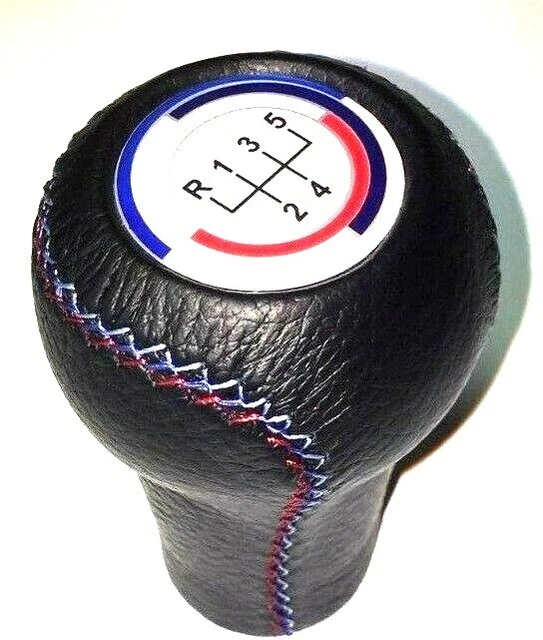 REAL LEATHER GEAR SHIFT KNOB FOR BMW M SPORT 70s 80s E23 E24 E28