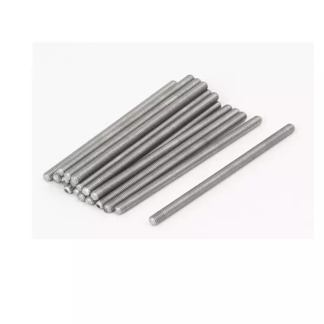 Varillas Roscadas Bar Espárragos 20 Pc M3x55mm Totalmente Acero inox 304