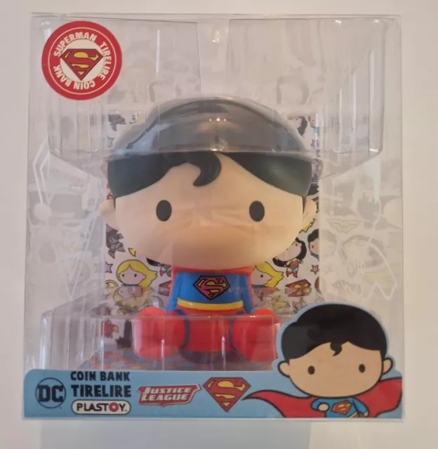 DC Comics figurine Superman Chibi 11 cm Justice League tirelire coin bank 800790