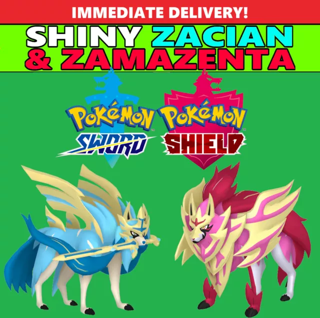 ✨ Shiny 6IV Eternatus Zacian Zamazenta GameStop Event Pokemon Sword Shield  SCVI