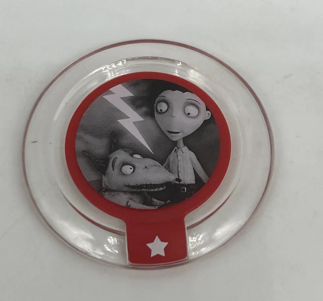 Disney Infinity FRANKENWEENIE Disc: ELECTRO-CHARGE Circle Ability Disc