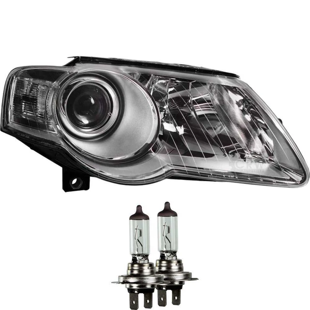 Phare Avant Droit Pour Volkswagen Passat B6 2005-2011 - Type Hella - Halogène Avec Moteur