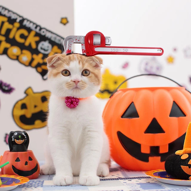 Cubierta decorativa para mascotas divertidas alicates de tubo decoración tensor sangriento