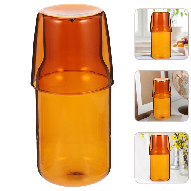 Bouteille en verre pratique de bureau de chevet de chevet à eau carafe carafe tr