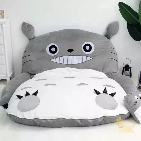 2*1.5m Cute Giant My Neighbor Totoro Beanbag Lazy Bed Couch  Plush Bed Cartoon