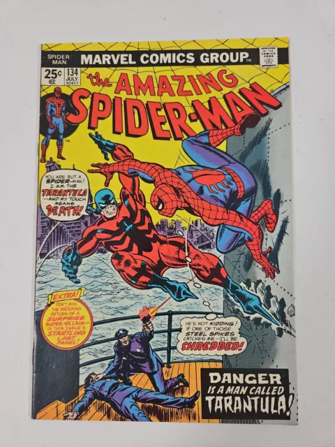 The Amazing Spider-Man #134 - 1st App of Tarantula, 2nd Punisher