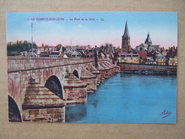 Cpa La Charite Sur Loire (58) Le Pont Et La Ville.