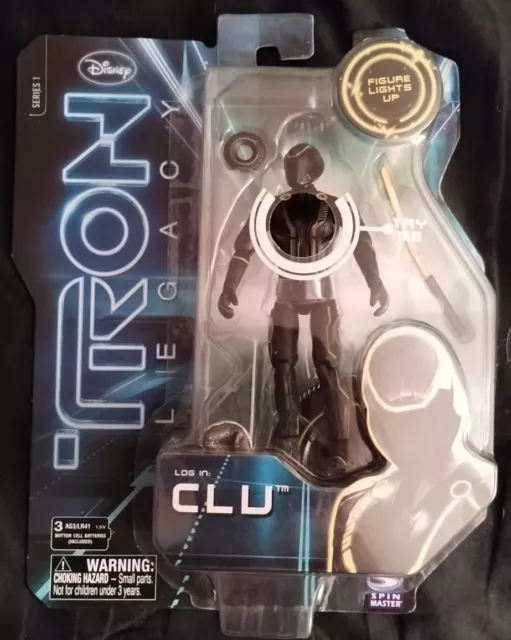 Disney TRON Legacy Series 1 Deluxe SAM FLYNN 7” Action Figure Spin Master 2010