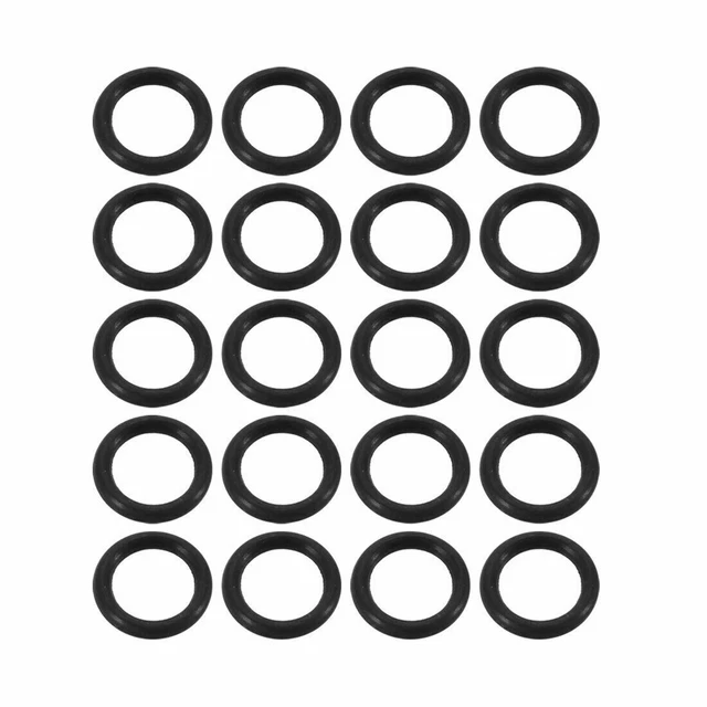 20pcs Black Nitrile Butadiene Rubber NBR O-Ring 4.5mm Inner Dia 1mm Width ✦KD