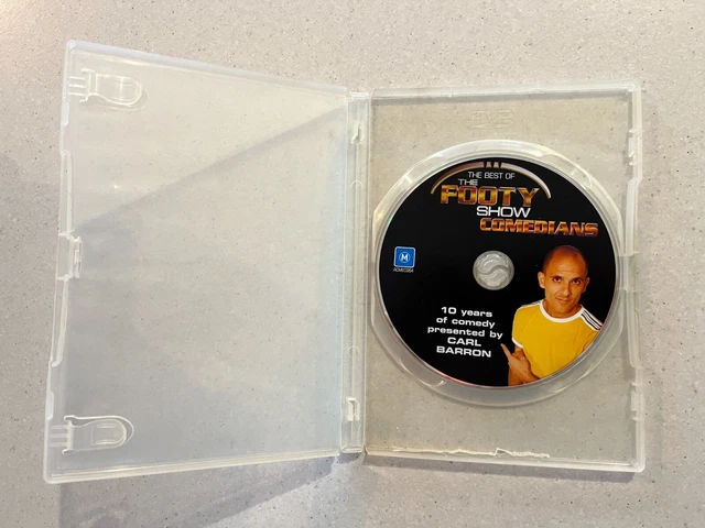The Best Of The Footy Show Comedians DVD Carl Barron  AFL Football Cover Missing