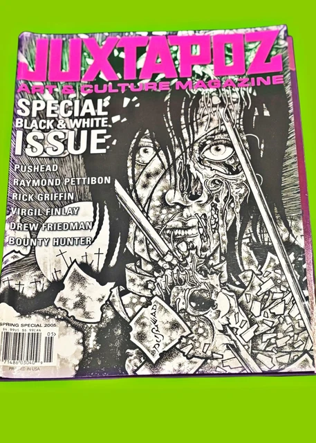 RARE JUXTAPOZ OCT. 2009 #105 LIMITED COVER ver. Pushead 15th