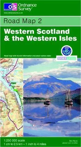 Western Scotland and the Western Isles: Sheet 2 (Road Map)