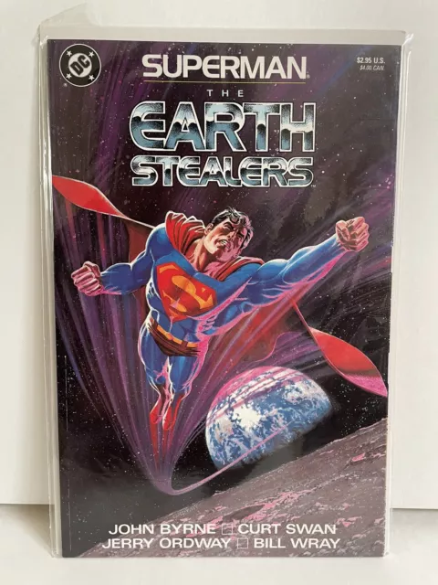 Superman The Earth Stealers #1 John Byrne DC Comic 1st Print 1988 NM - NEW NEW 