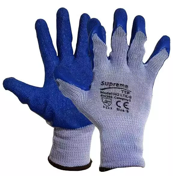 Safety Work Gloves Nitril / Latex / Pu Coated Rubber Construction Builder Garden