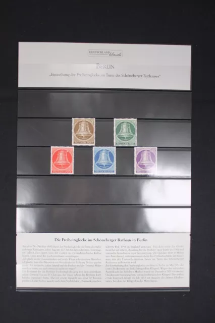 Michel 101-105 postfrisch Briefmarken Satz Freiheitsglocke Berlin Klöppel mitte