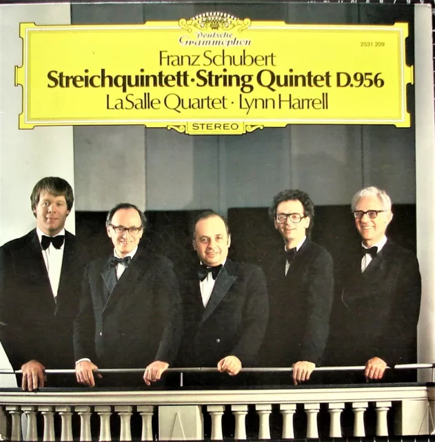 SCHUBERT Streichquintett op. 163 - LaSALLE-QUARTETT & HARRELL - NM- - DG 2531209