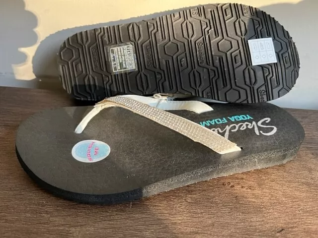 NEW SKECHERS YOGA Foam Flip Flop Sandals sz 7 £19.03 - PicClick UK