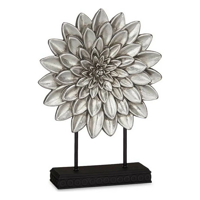Figura Decorativa Mandala Plateado Poliresina [29 x 39 x 10 cm]