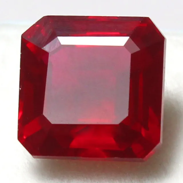 Natural 3.00 Ct Certified Mogok Blood Red Ruby Unheated 8x8 mm Top Quality Gems