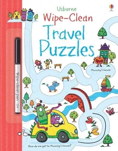 Wipe-clean Travel Puzzles (Wipe-clean ..., Jane Bingham