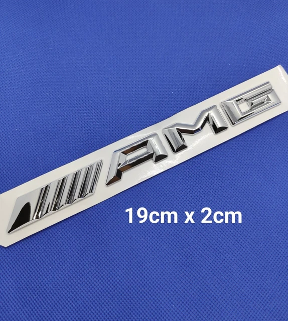 1 AMG LOGO Mercedes Chrome ABS 3D Sticker £12.08 - PicClick UK