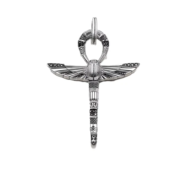 Croix égyptienne En Argent 925 - Finition Bruni Et Brossé, Neuve Avec étiquettes