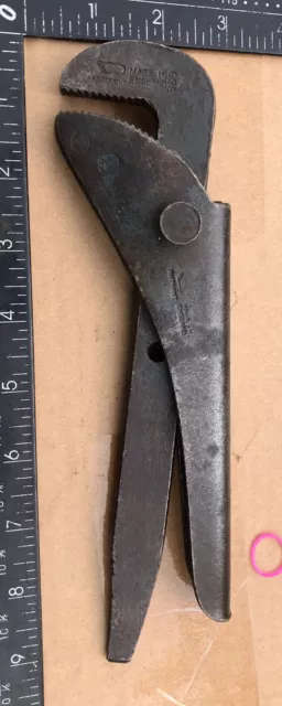Impugnature per tubi impronta 9" 698 Inghilterra - Montaggio tubi vintage ingegnere idraulico fai da te