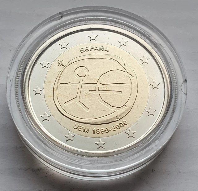 2 Euro Munze Spanien Fehlpragung