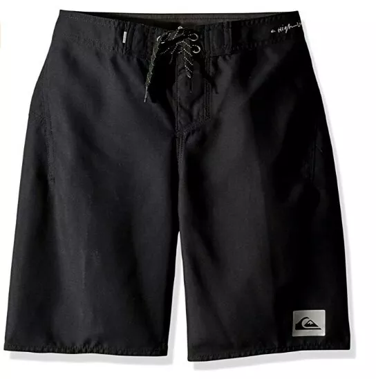 Quiksilver Boys' Big Highline Kaimana Youth  Boardshort Black Size 25/10   1203