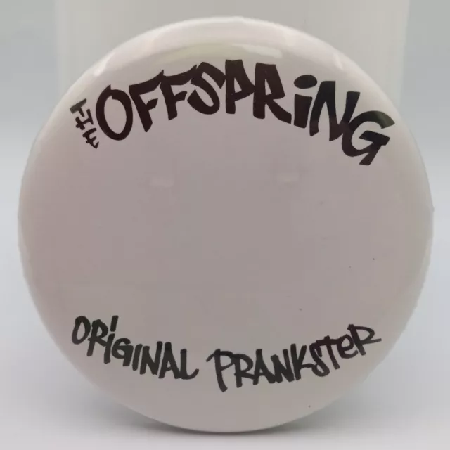 Vintage The Offspring Original Prankster Pinback Button Music Advertising Pin