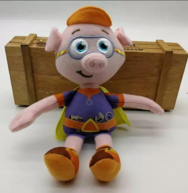 NEW Rare Learning Curve PBS Show Super Why Alpha Pig Plush Doll Toy