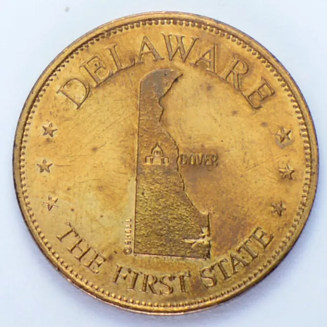 Delaware USA The First States of the Union Commemorative Coin Medal Token