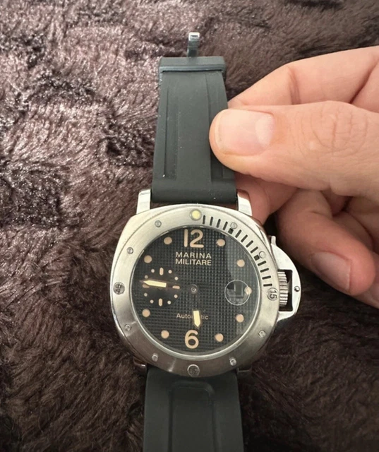 PARNIS MARINA MILITARE Goliath SS 50mm Automatik Black Dial fur Kenner EUR 289 00 PicClick IT