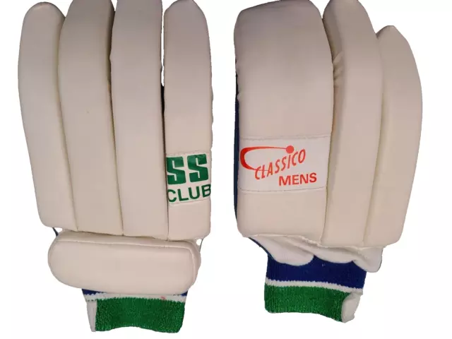 Basic Batting Gloves Classico Men (Half leather palm) Right Hard Pair White