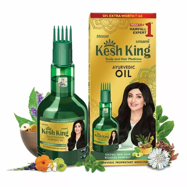 Kesh King Ayurvedic Anti Hair Loss Oil 100ML From India