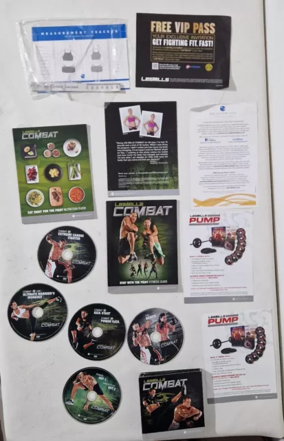 Bundle Set x5 Les Mills Bodycombat Combat DVD Workout Beachbody Keep Fit Fitness