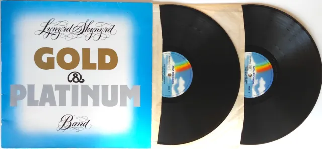 Lynyrd Skynyrd ~ GOLD & PLATNIUM ~ 1979 2XLP Album ~ Rare GERMAN PRESSING ~ EX
