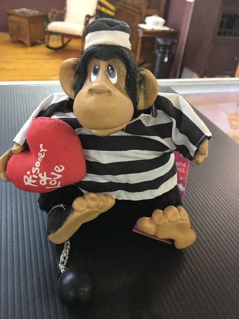 Russ Berrie Kathleen Kelly "Prisoner of Love" #2086 resin ape monkey D71