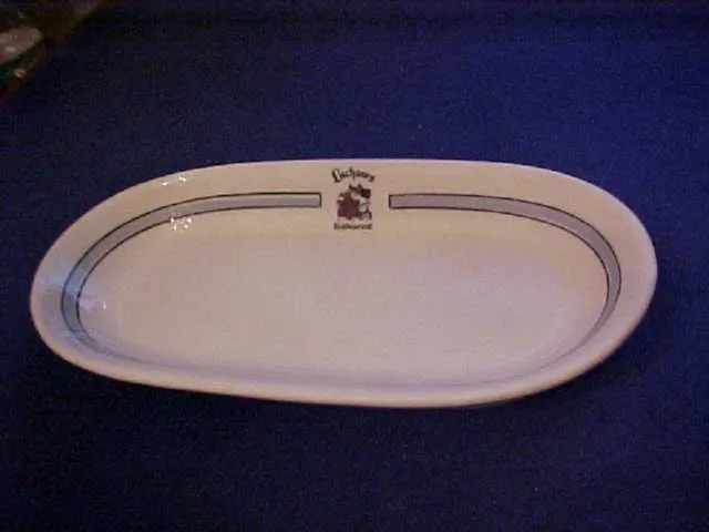 VINTAGE LUCHOWS RESTAURANT NYC 1882 1962 Plate Condiment Pickle /Relish