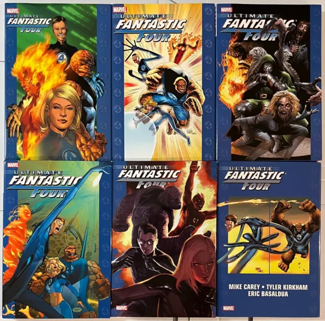 Ultimate Fantastic Four Hardcover volume 1 2 3 4 5 6 HC vol COMPLETE FREE SHIPNG