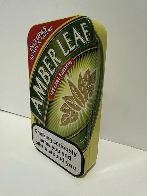 amber leaf tobacco tin novelty tins Tobacco JTI presents new limited edition