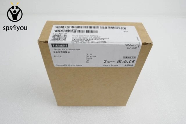 Siemens Simatic S7 300 CPU 312 (6ES7 312-1AE14-0AB0) NEU + OVP